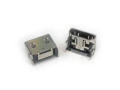 HDMI 19p aljzat panelre SMD CSAT-HDMI01-SMD