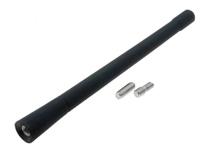thumbnail interactive-video image 1 of Jurmann 24cm Black Universal Roof Antenna – AM/FM DAB GPS GSM – Includes M4 M5 M6 Adapters 1 of 3