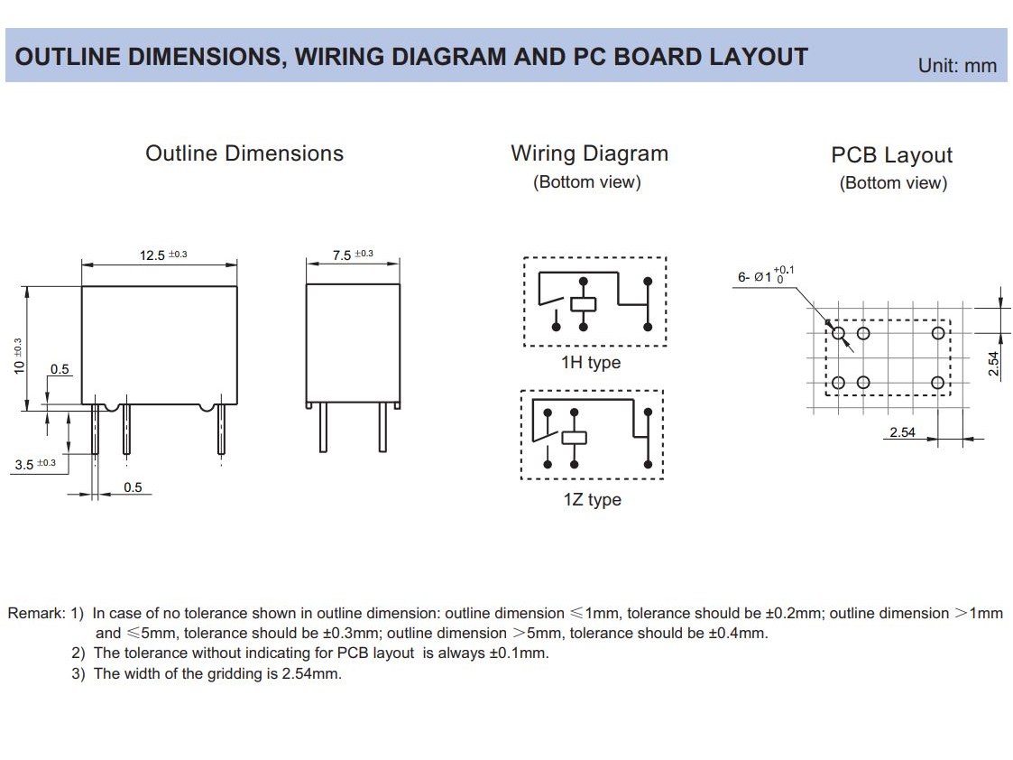 Relé 1x30V 1A (125V 0.5A) 12VDC HFD23/012-1ZS RELAY-HFD23/12-1ZS