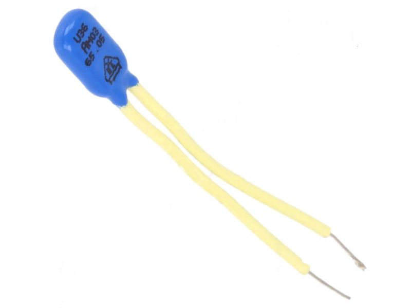 Termosztát NYIT: 65°C, ZÁR: 50°C, 250Vac 2,5A, 4,5x8,6x18mm BT L-065-PCB